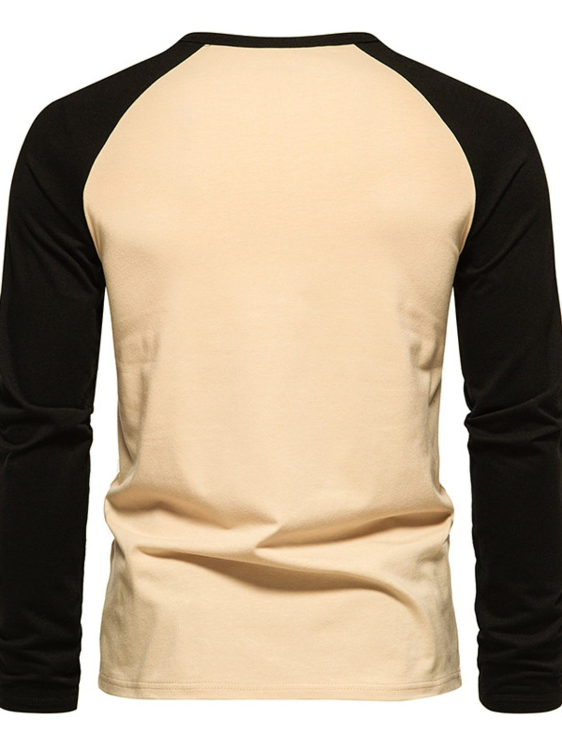 Men's Casual Henley Long Sleeve T-Shirt