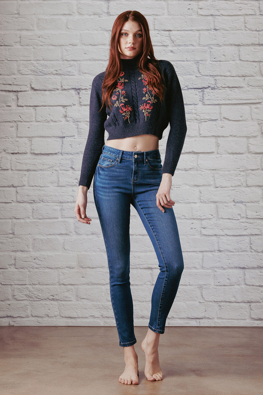 Mid Rise Skinny Jeans