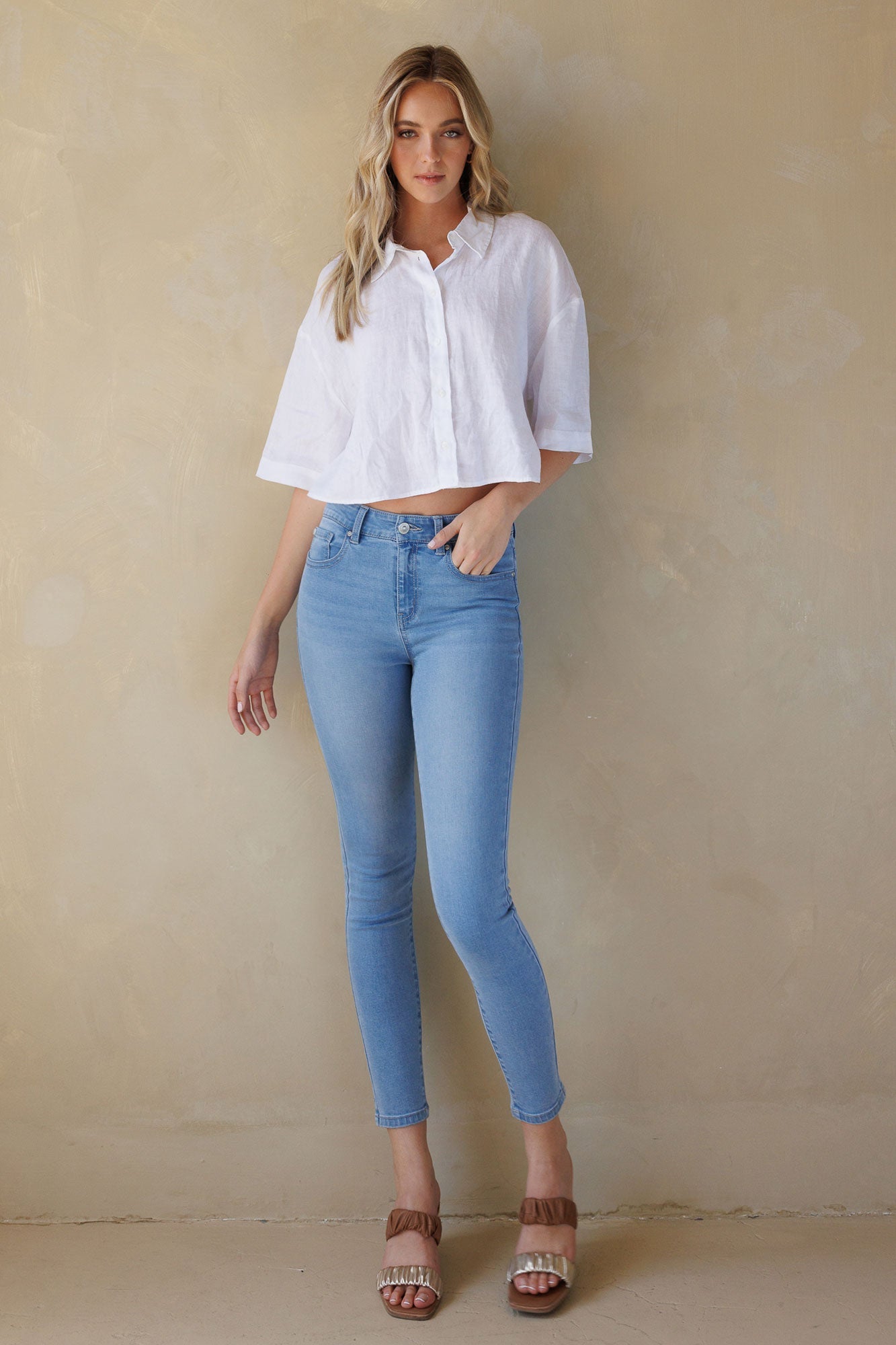 High Rise Classic Skinny Jeans