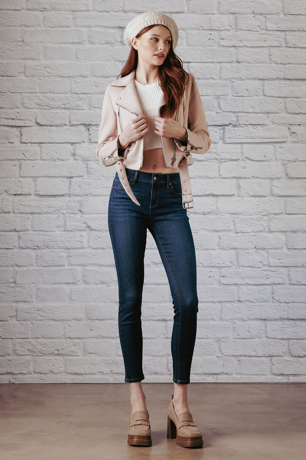 Mid Rise Skinny Jeans
