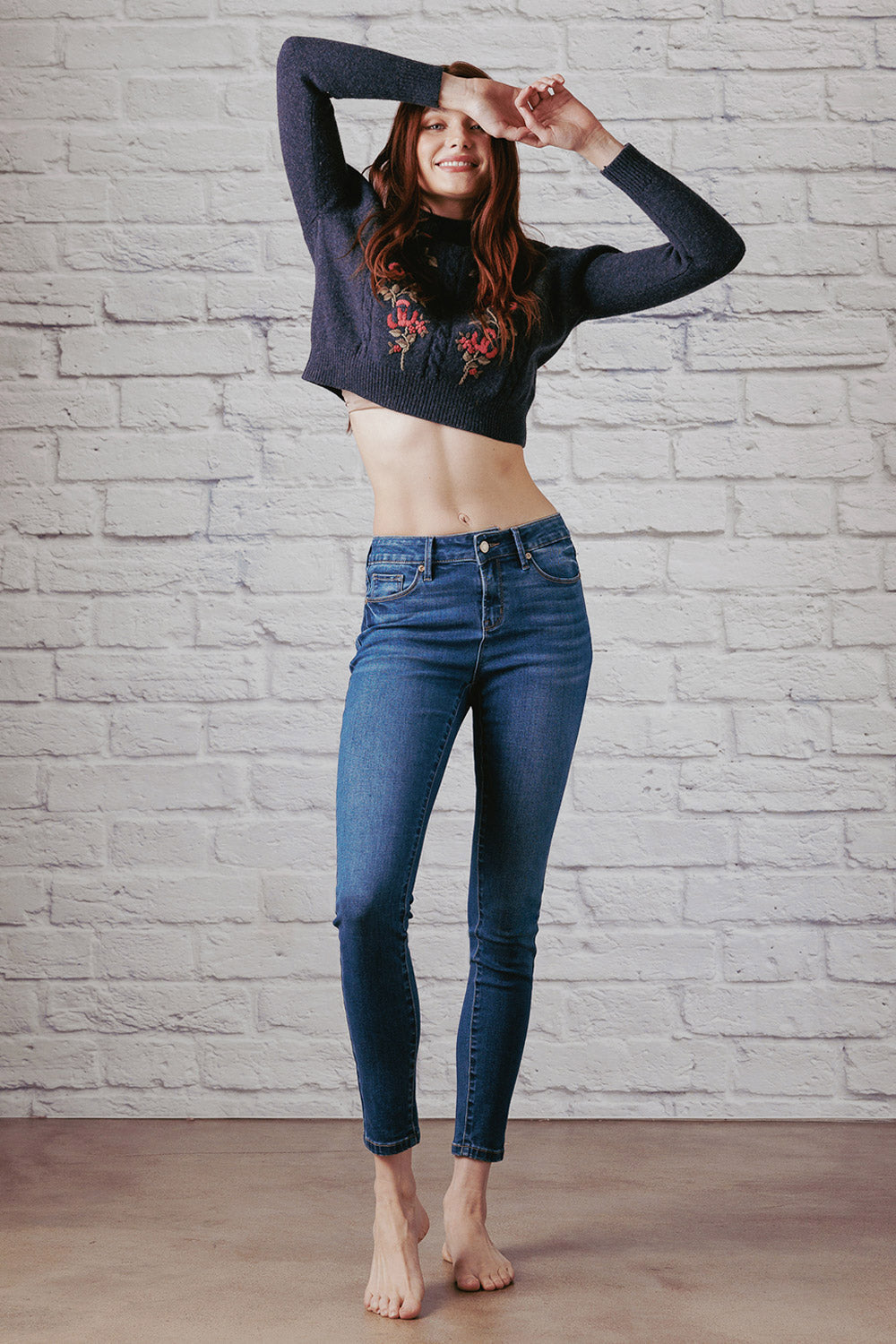 Mid Rise Skinny Jeans