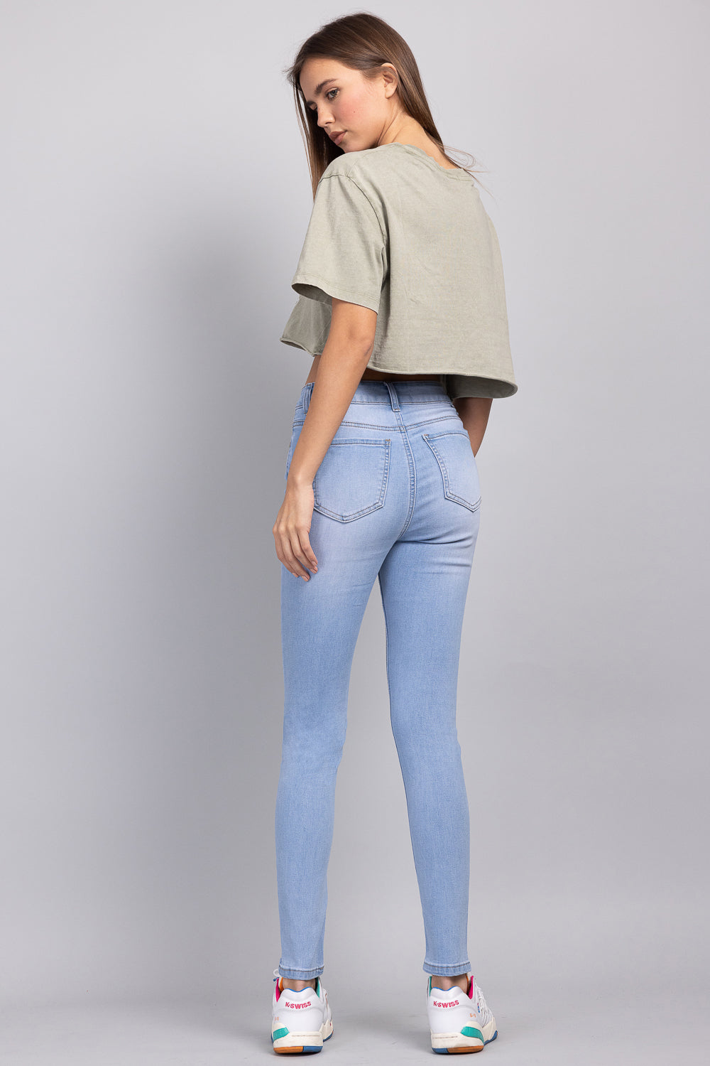 High Rise Classic Ankle Skinny Jeans