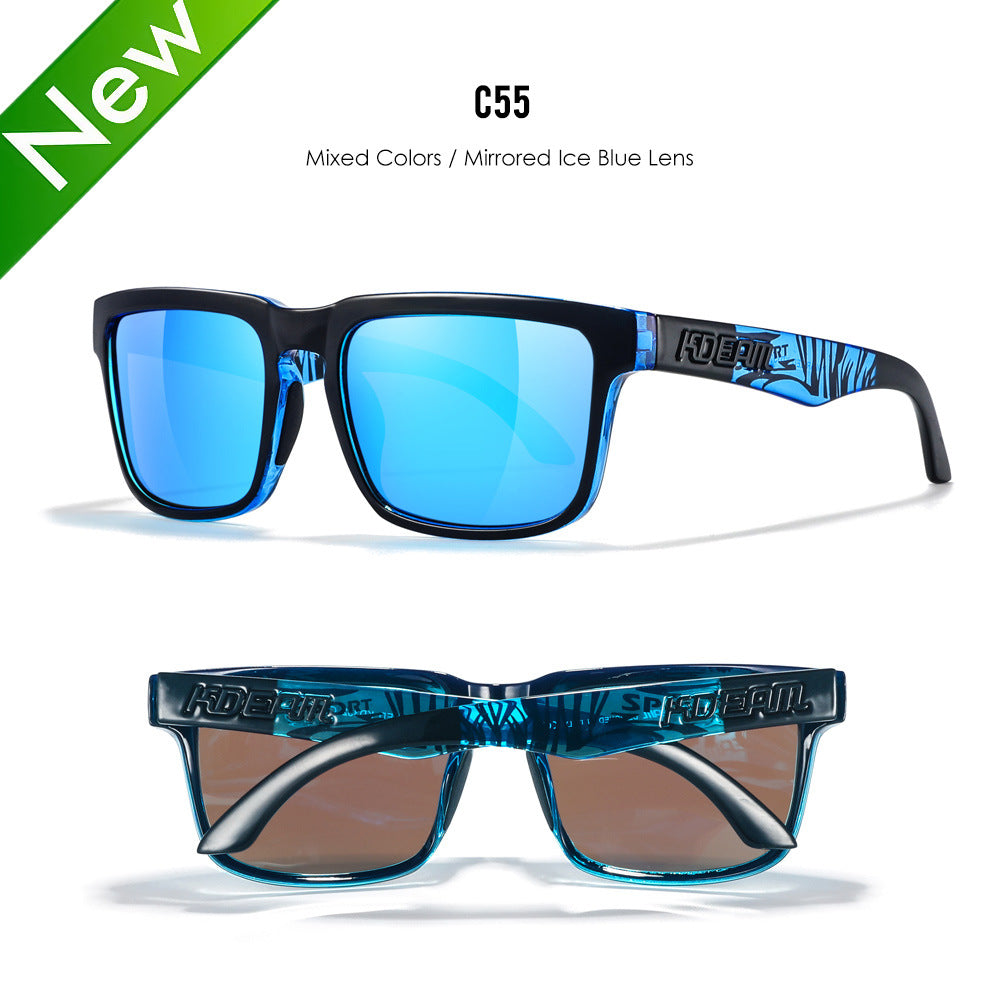 Unisex Polarized Ultra Light Driving Sunglasses Colorful Lens