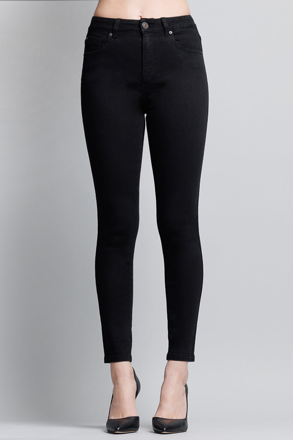 High Rise Ankle Skinny Jeans