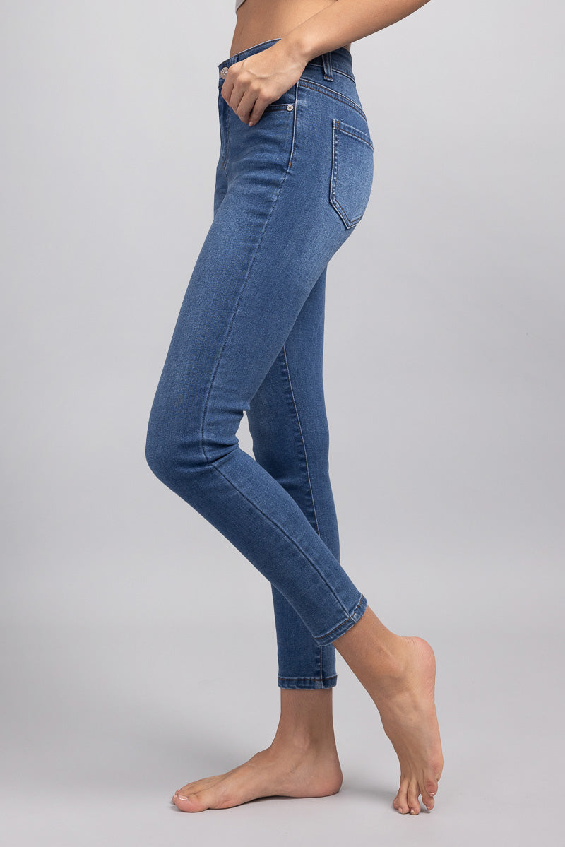 Mid Rise Ankle Skinny Jeans