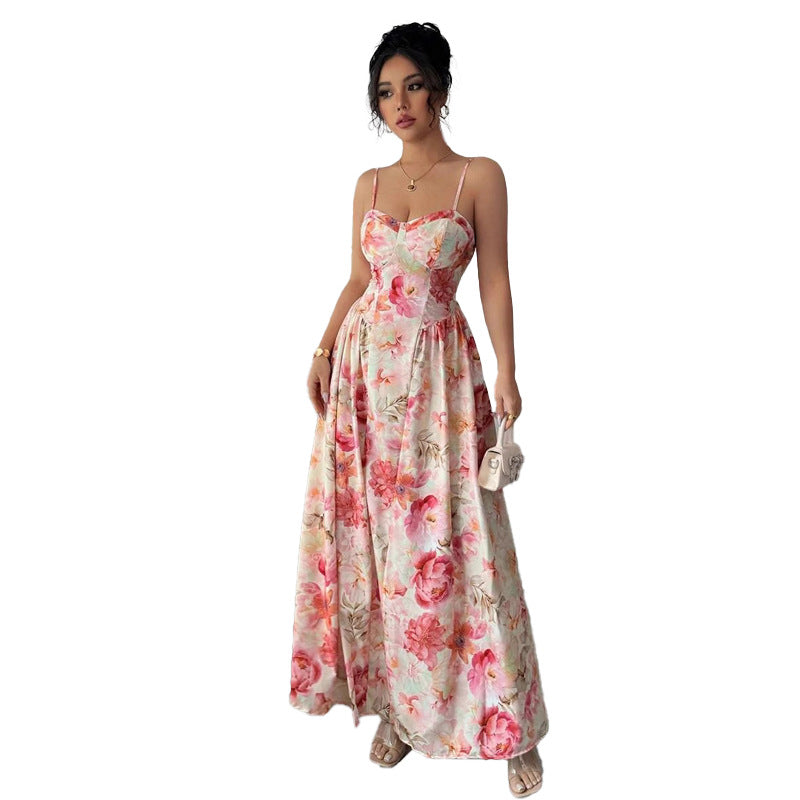 Women’s Strapless Off Shoulder Elegant Long Evening Fairy Dress