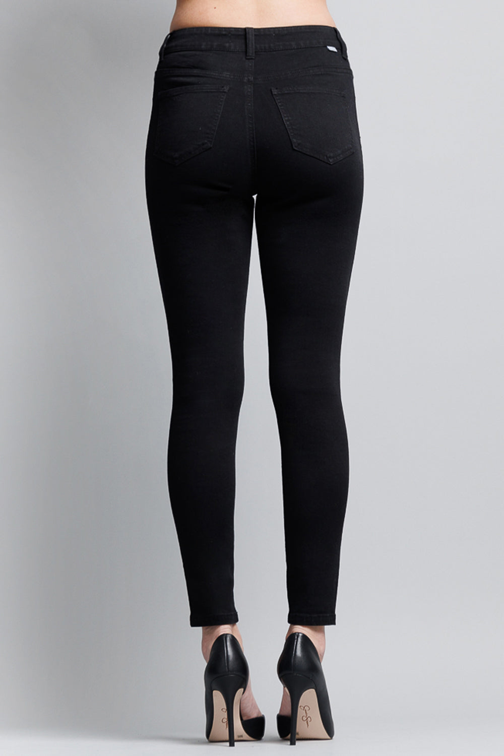 High Rise Ankle Skinny Jeans