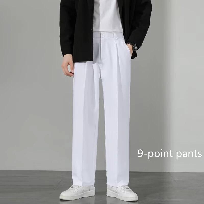 Men's Slim Fit Business Casual Thin Pants