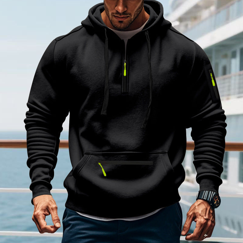 hoodie with zipper with multiple color options
