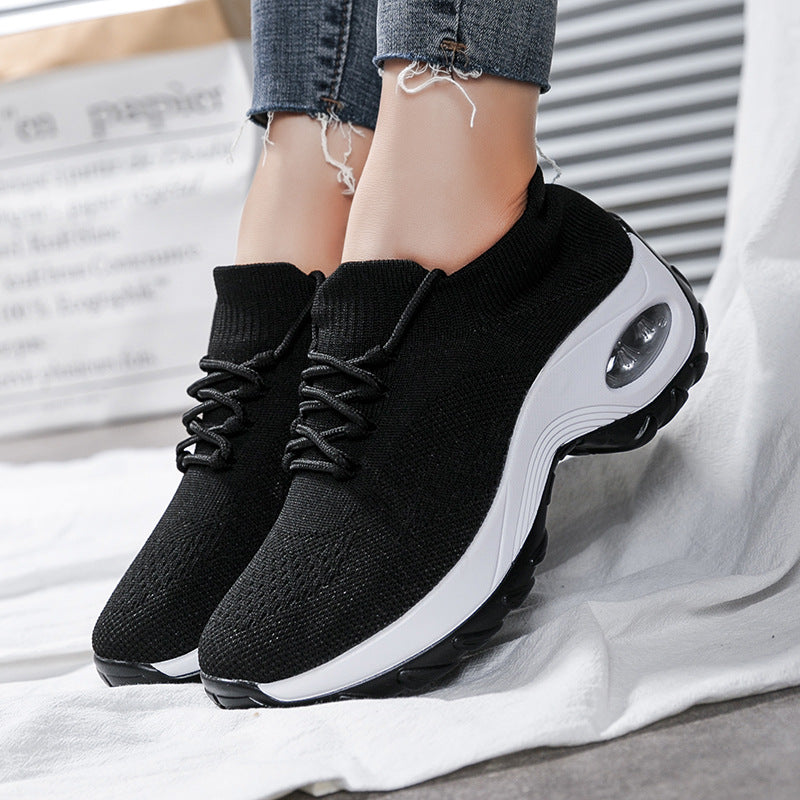 Women's Flying Knit Platform Sneakers