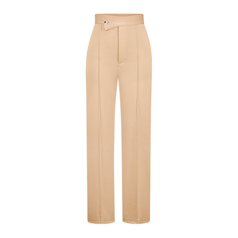 Women Casual Pants Autumn Office Bootcut Pants All Matching Fashionable Wide Leg Pants