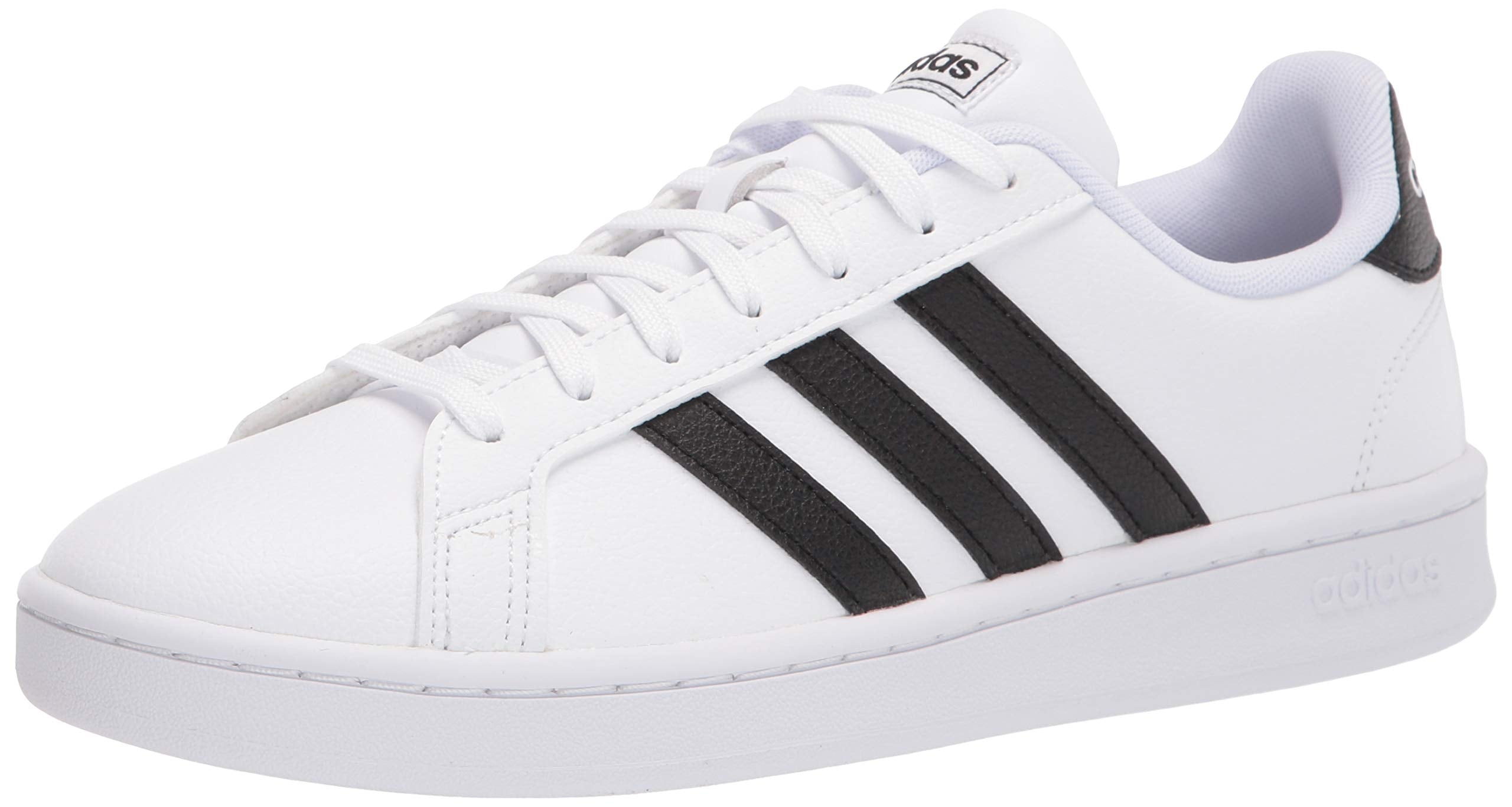 adidas Womens Grand Court Shoe White/Black/White 8.5