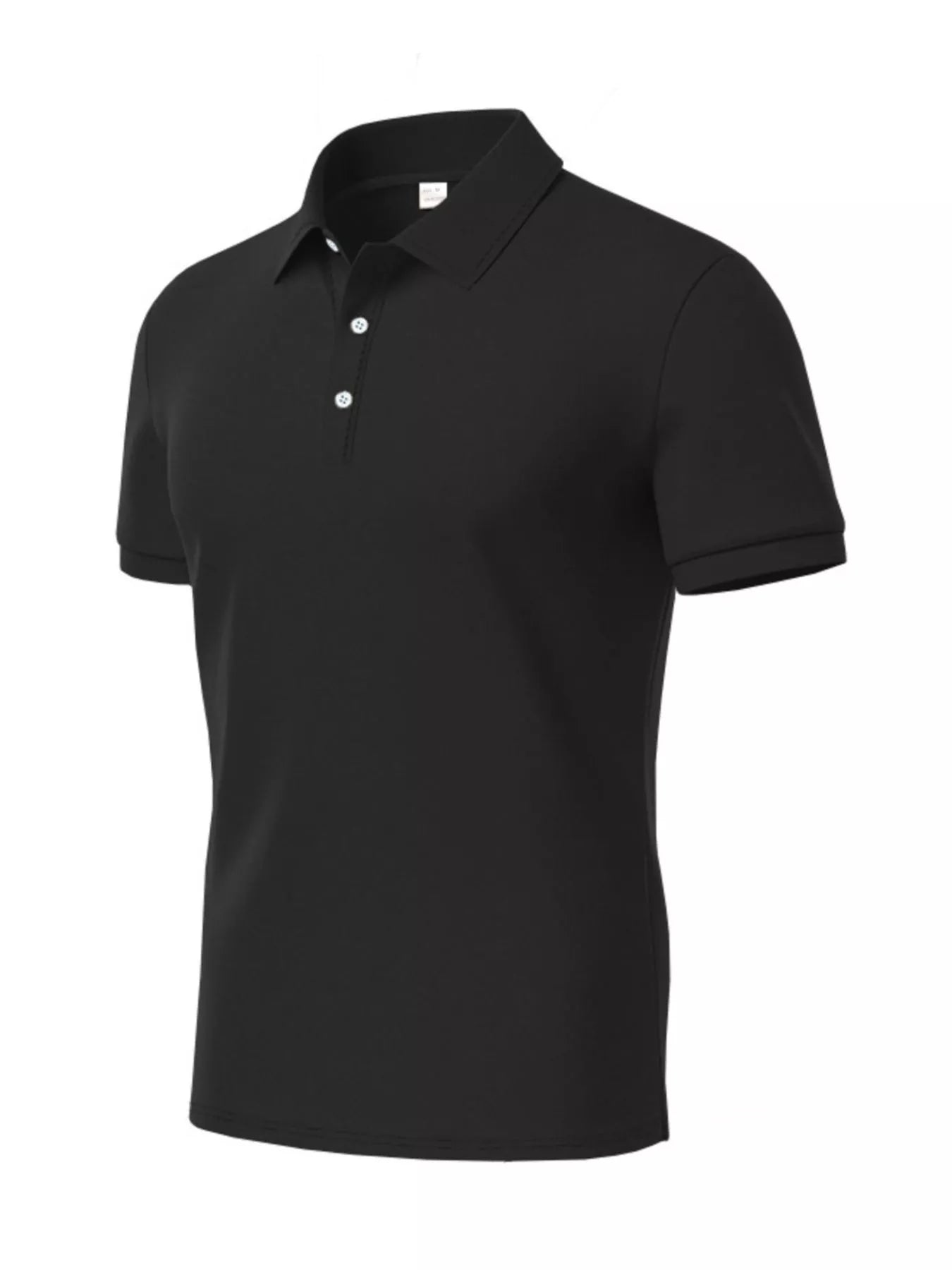 Men's Full Size Slim-Fit Short Sleeve Polo Plus Size