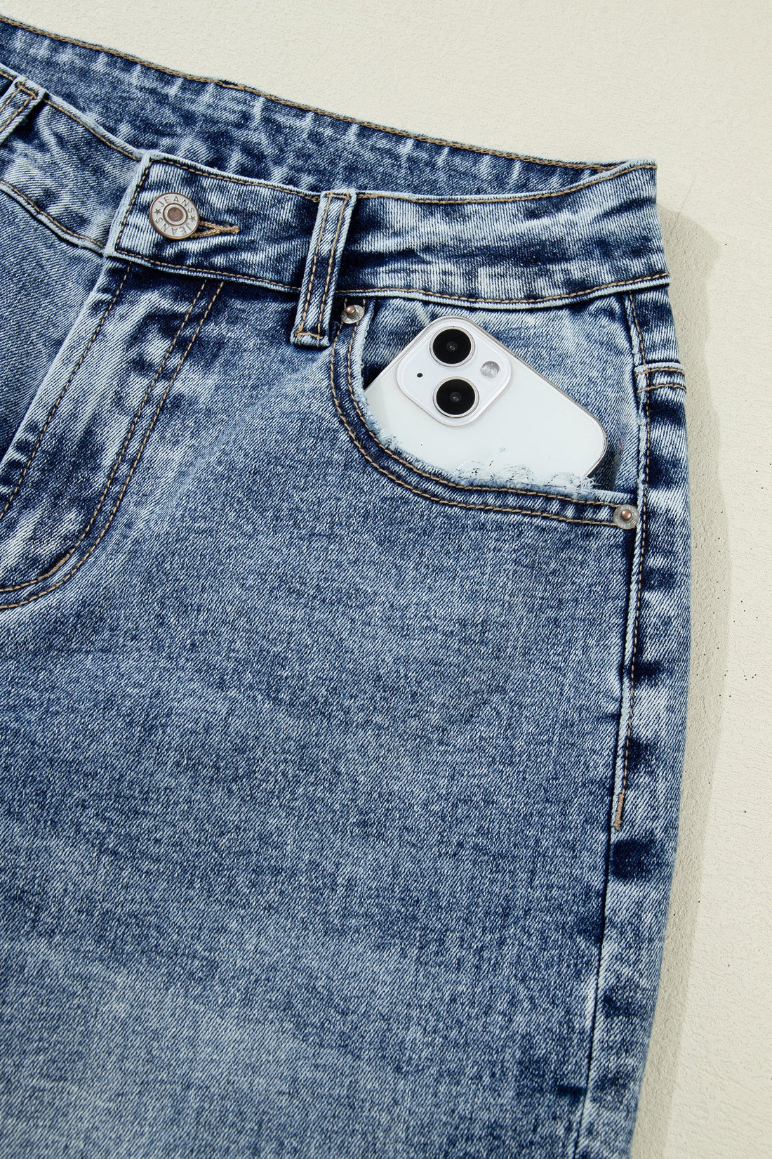 Elia Cuffed Straight Loose Jeans
