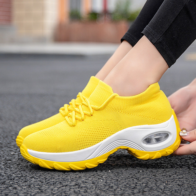 Women's Flying Knit Platform Sneakers