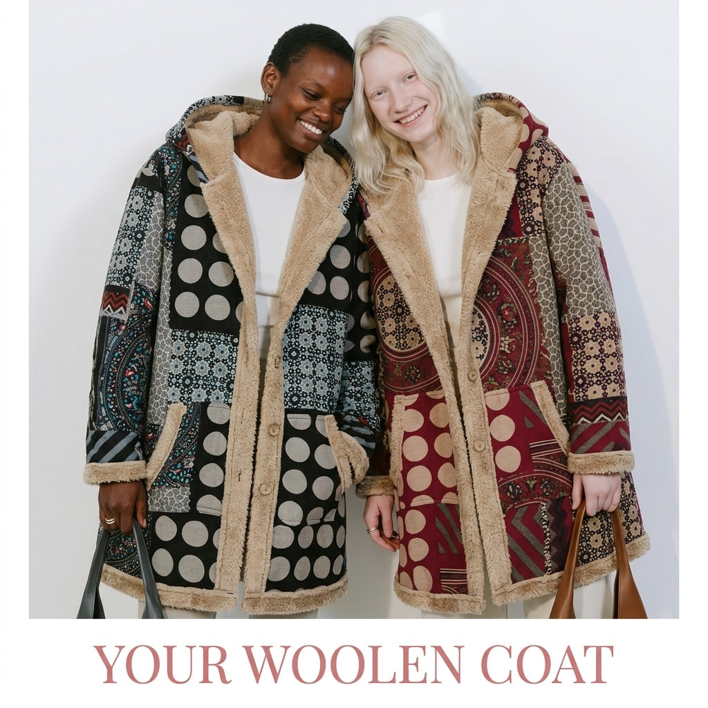 Plus Size Loose Woolen Coat