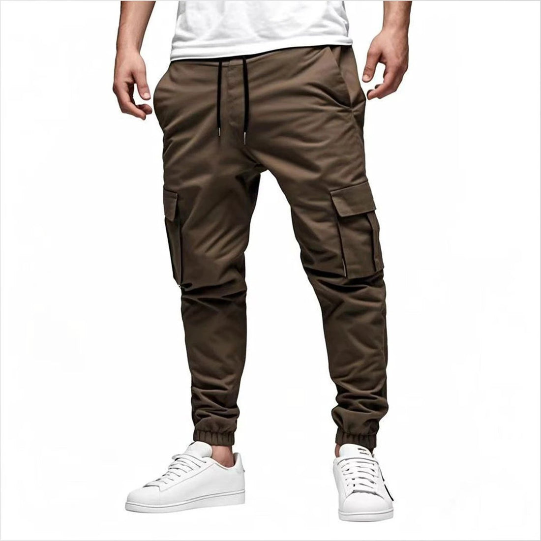 Men's Multi-pocket Drawstring Leisure Pants