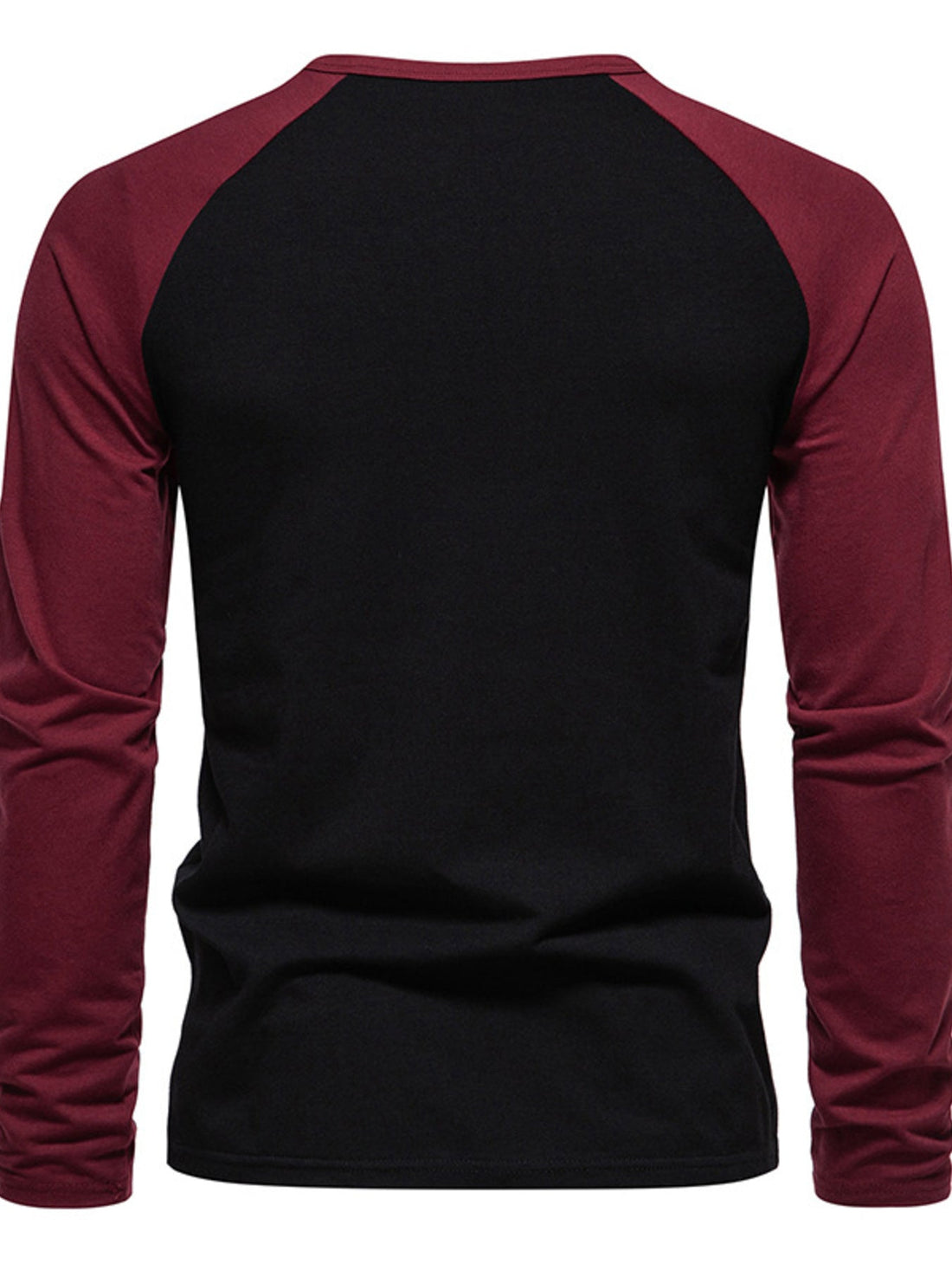 Men's Casual Henley Long Sleeve T-Shirt