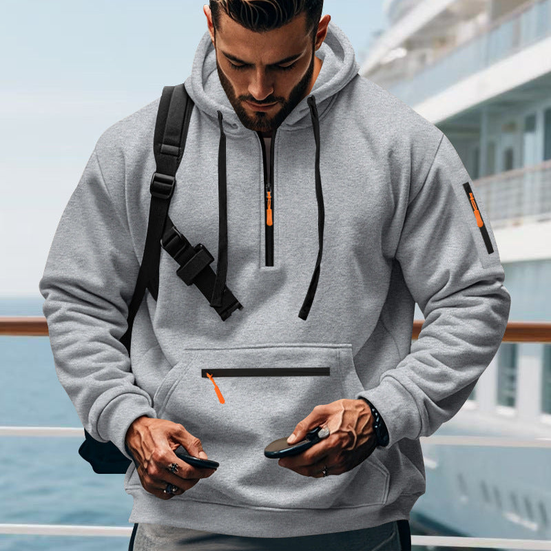 hoodie with zipper with multiple color options