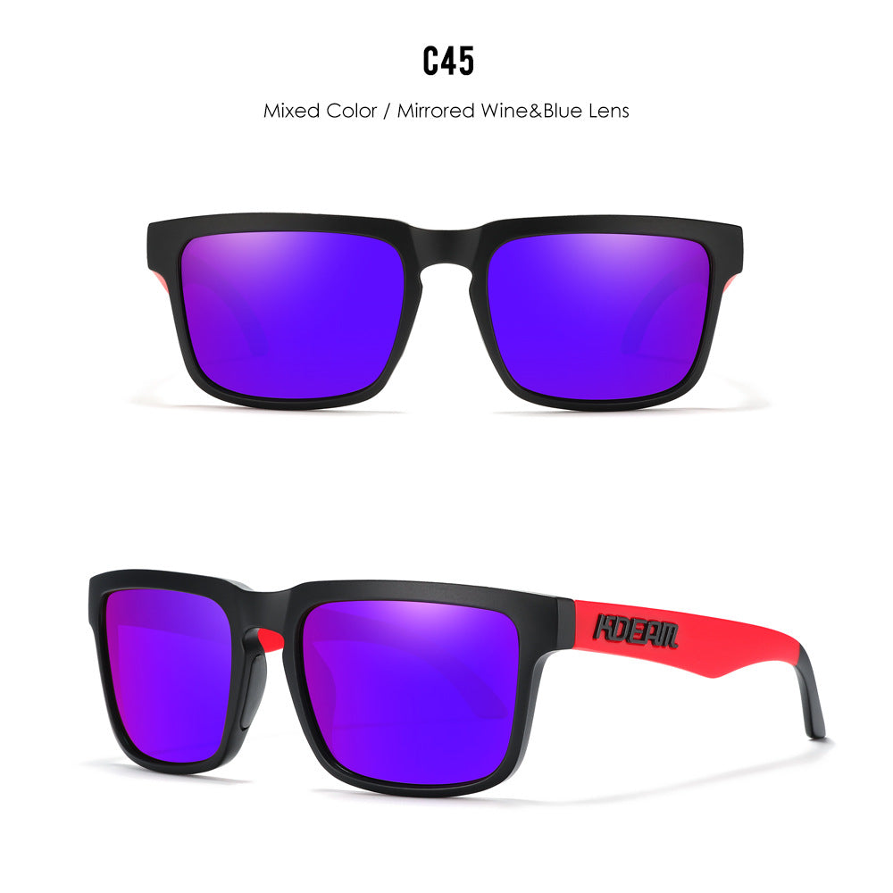 Unisex Polarized Ultra Light Driving Sunglasses Colorful Lens