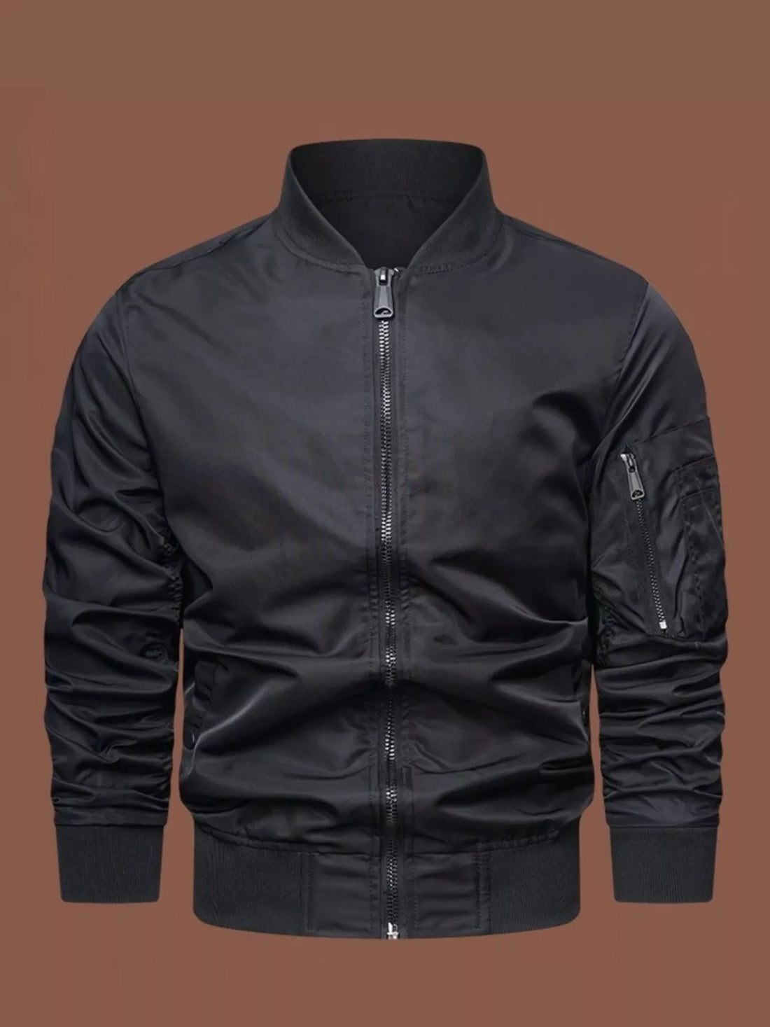 Men's Plus Size Classic Lightweight Bomber Jacket