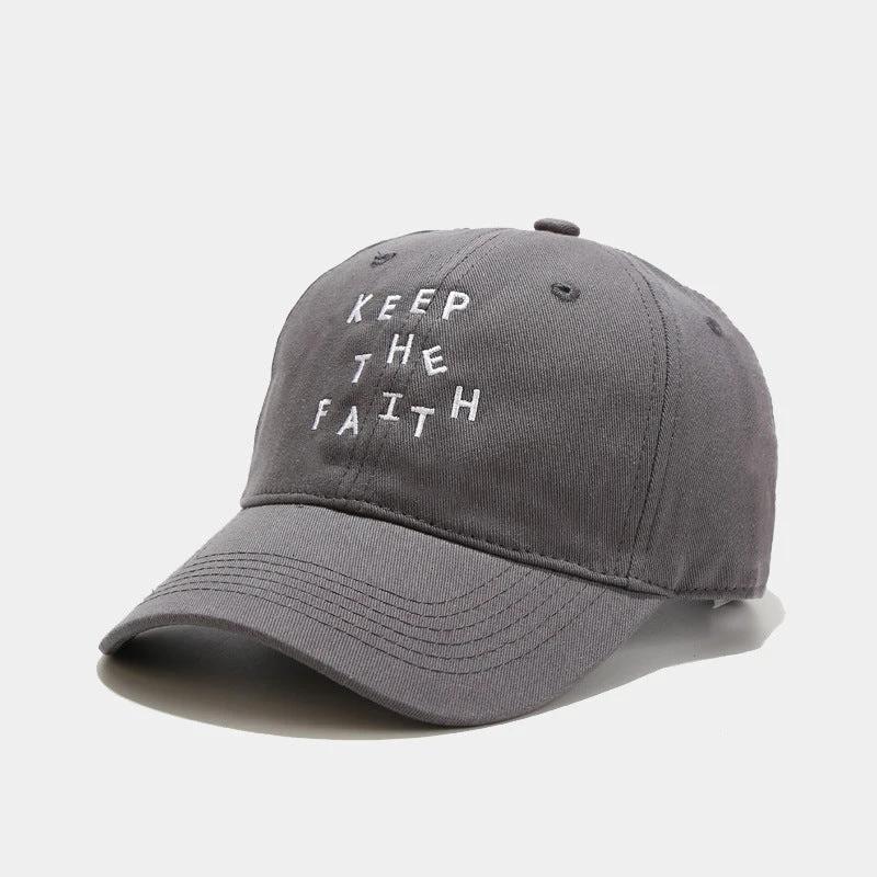 Men's "Keep The Faith" Embroidered Baseball Cap