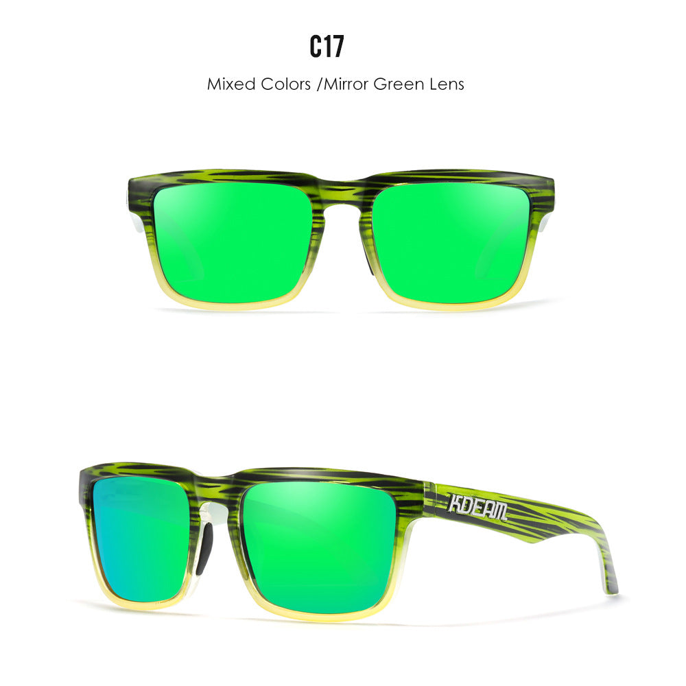 Unisex Polarized Ultra Light Driving Sunglasses Colorful Lens