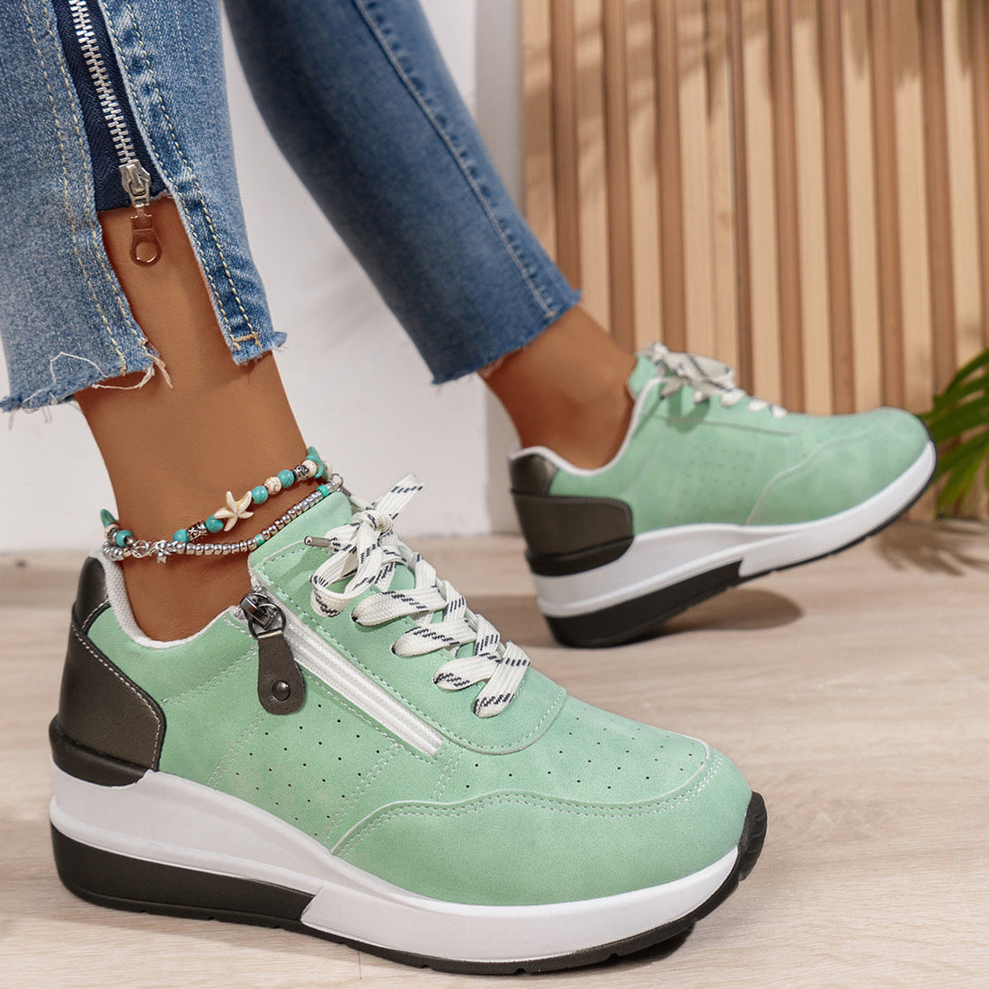 Women's Casual Fashion All-matching Plus Size Sneakers