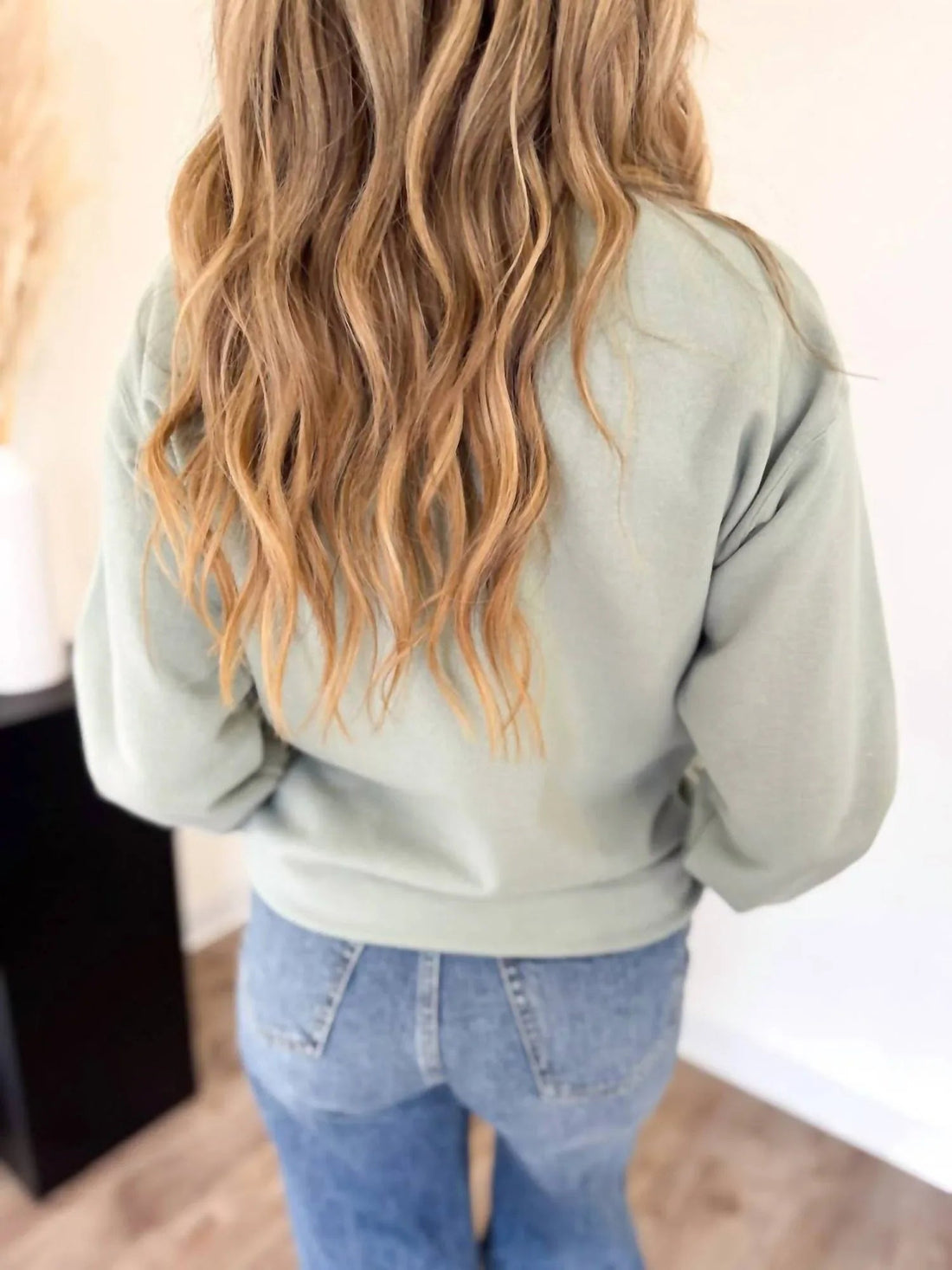 Ginger Christmas Tinsel Tree Sweatshirt