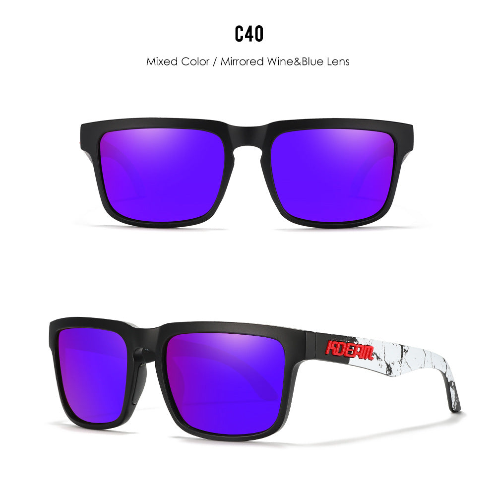 Unisex Polarized Ultra Light Driving Sunglasses Colorful Lens
