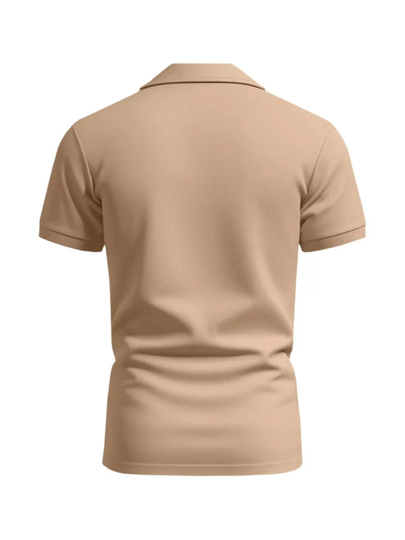 Men's Full Size Slim-Fit Short Sleeve Polo Plus Size