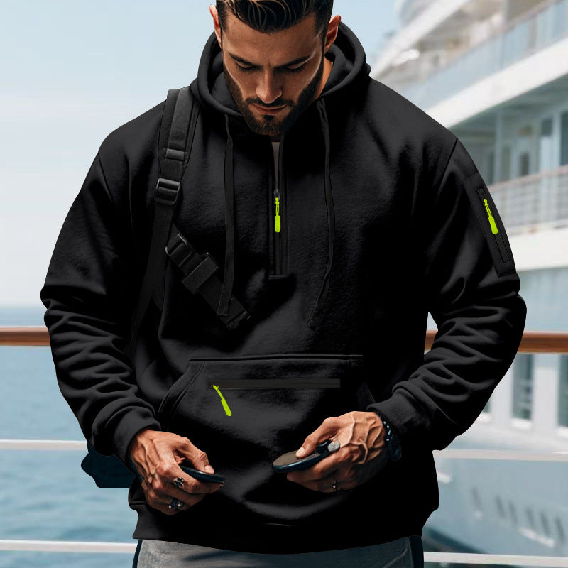 hoodie with zipper with multiple color options