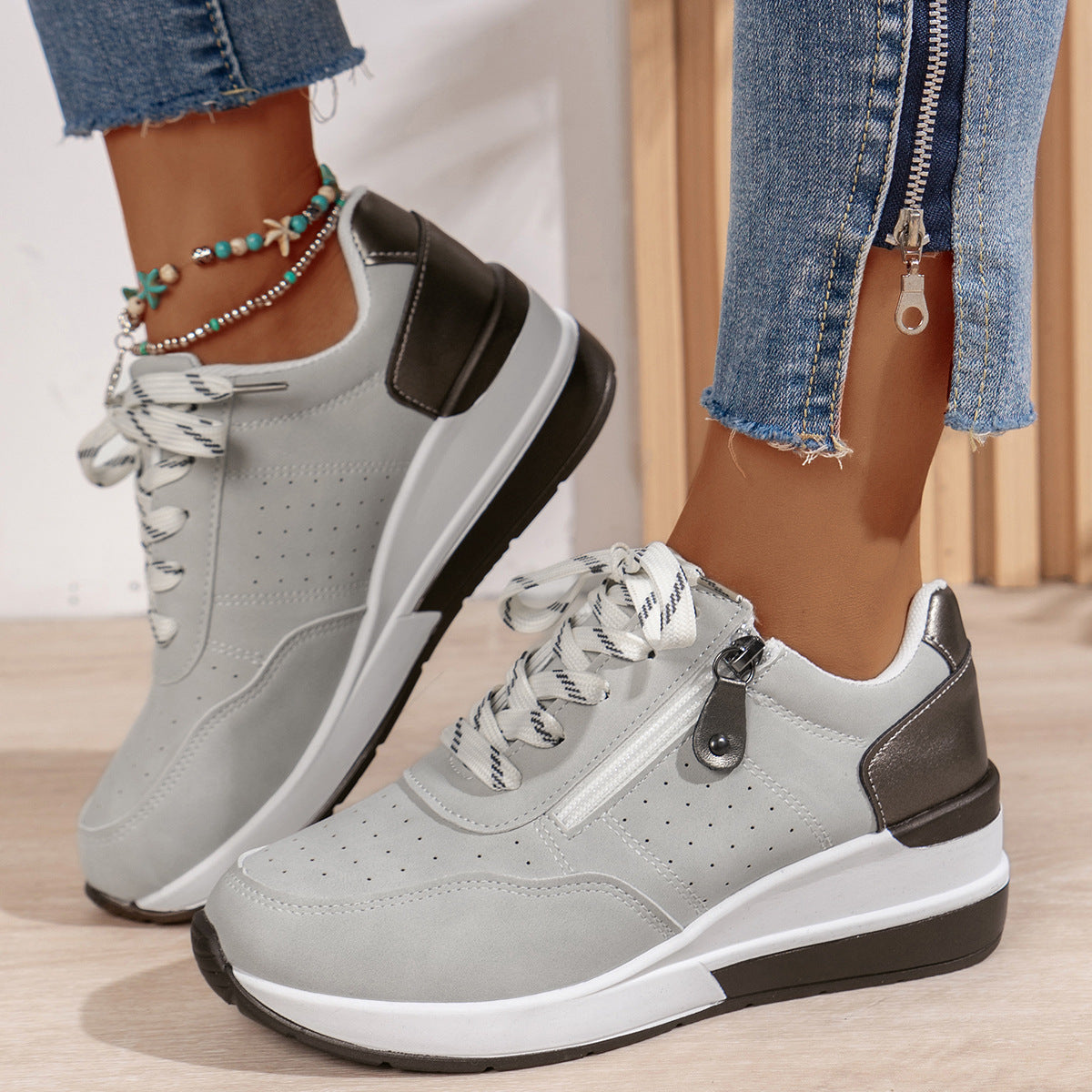 Women's Casual Fashion All-matching Plus Size Sneakers