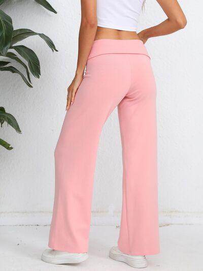 Elastic Waist Wide Leg Pants for Comfortable Everyday Wear