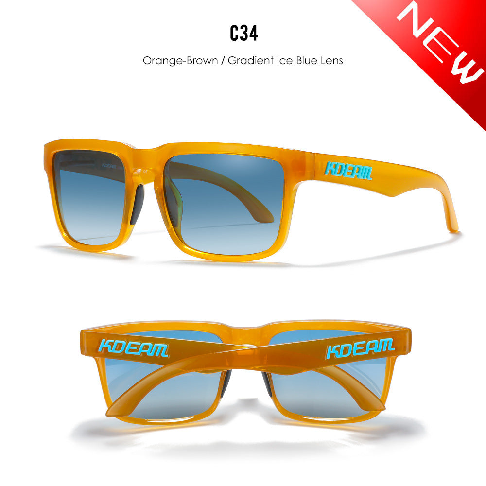 Unisex Polarized Ultra Light Driving Sunglasses Colorful Lens