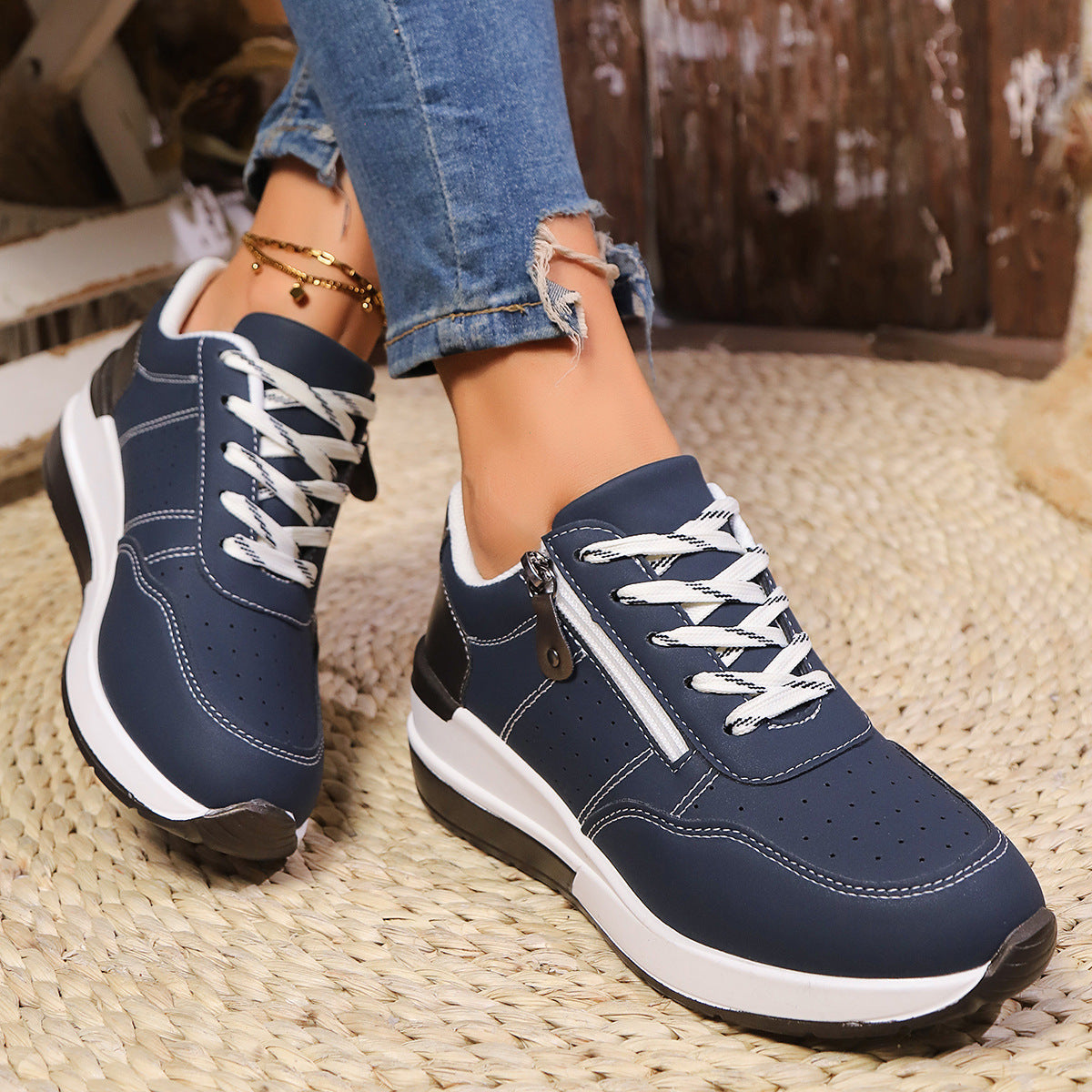 Women's Casual Fashion All-matching Plus Size Sneakers