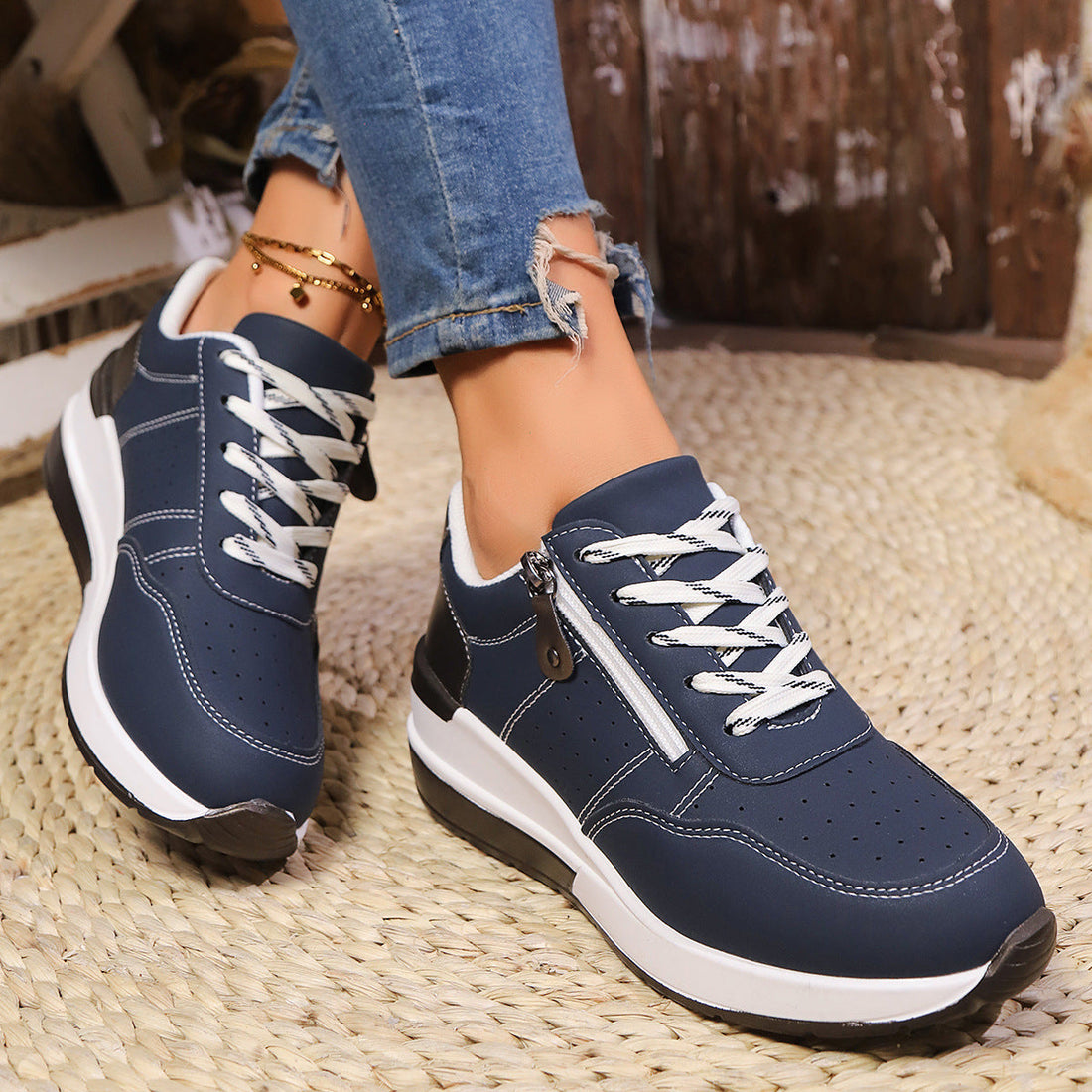 Women's Casual Fashion All-matching Plus Size Sneakers