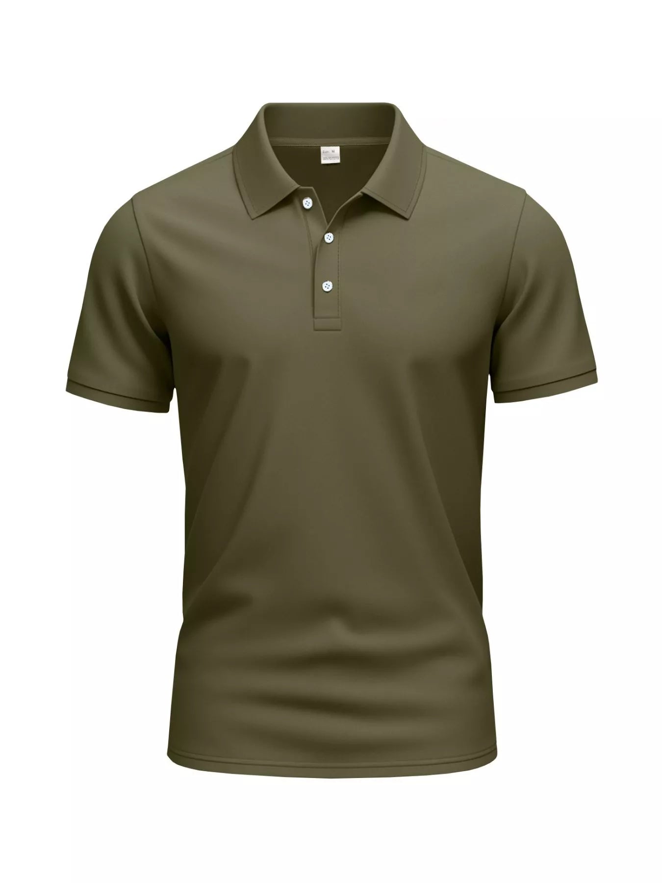 Men's Full Size Slim-Fit Short Sleeve Polo Plus Size