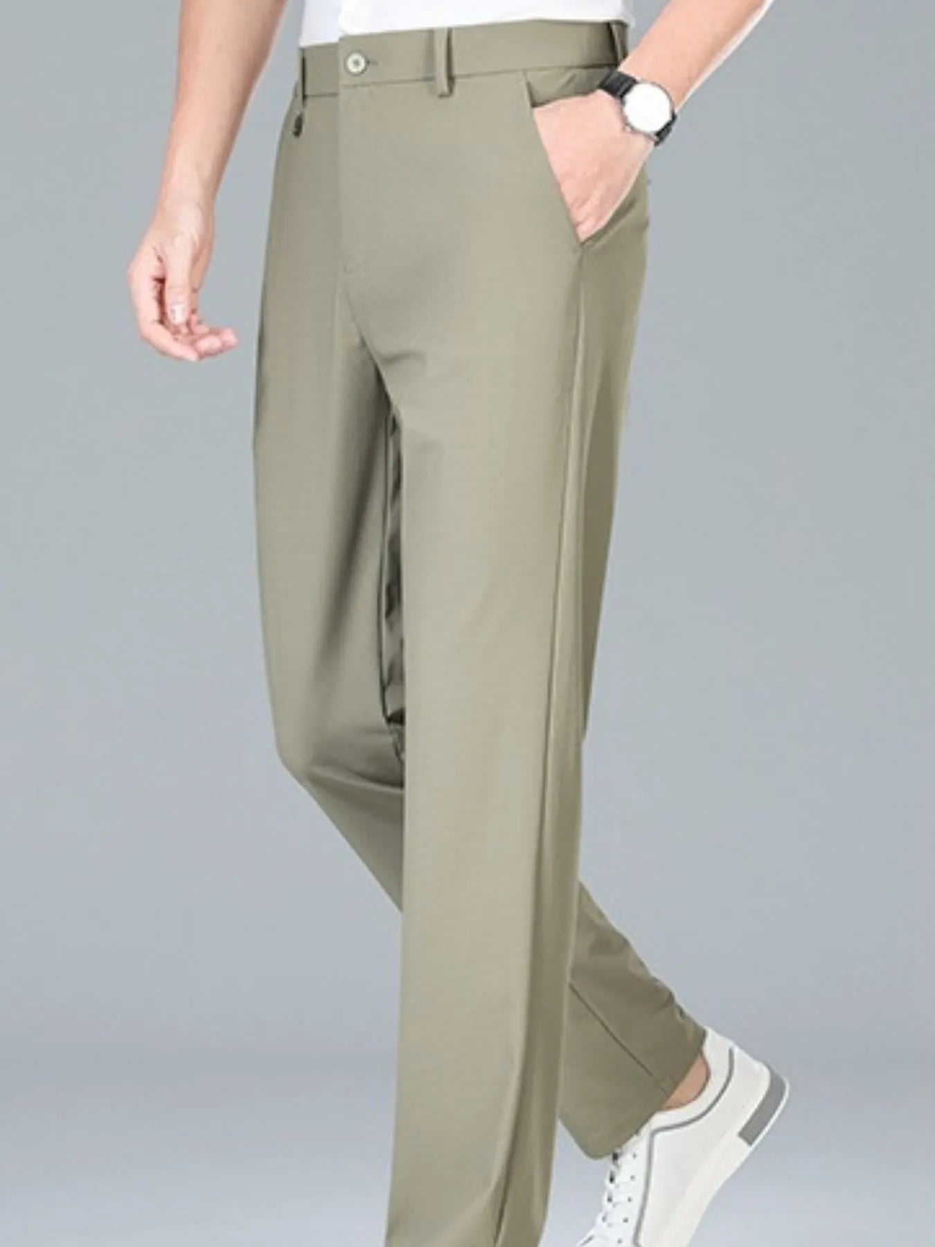 Men's Pocketed Casual Pants