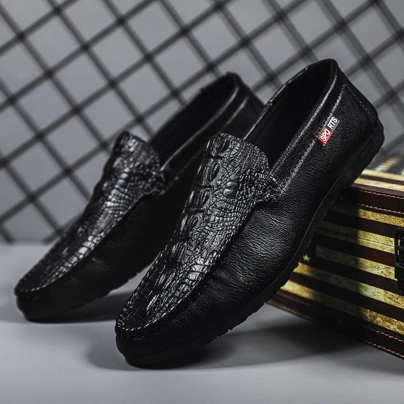 Men's Slip-on Casual Pattern Shoes