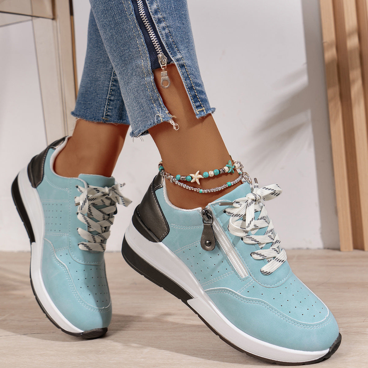 Women's Casual Fashion All-matching Plus Size Sneakers