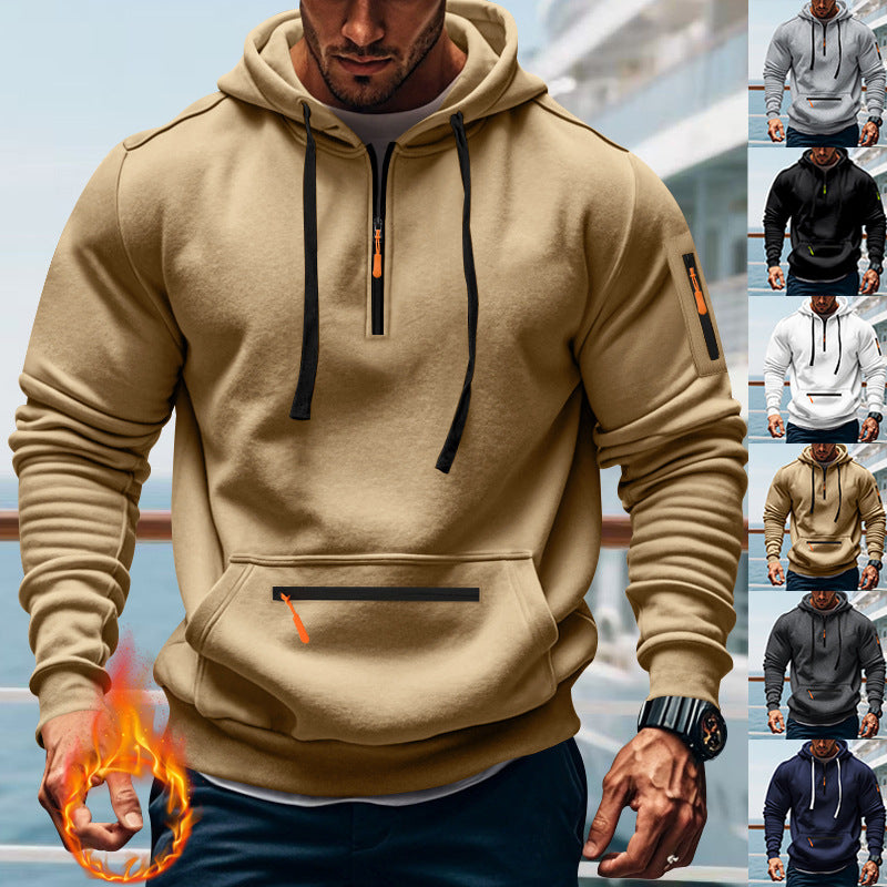 hoodie with zipper with multiple color options