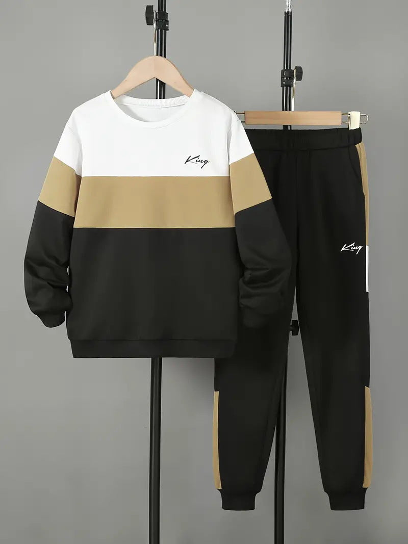 Design Sense Multicolor Hoodie Pants Two-piece Set See size chart under “more details”