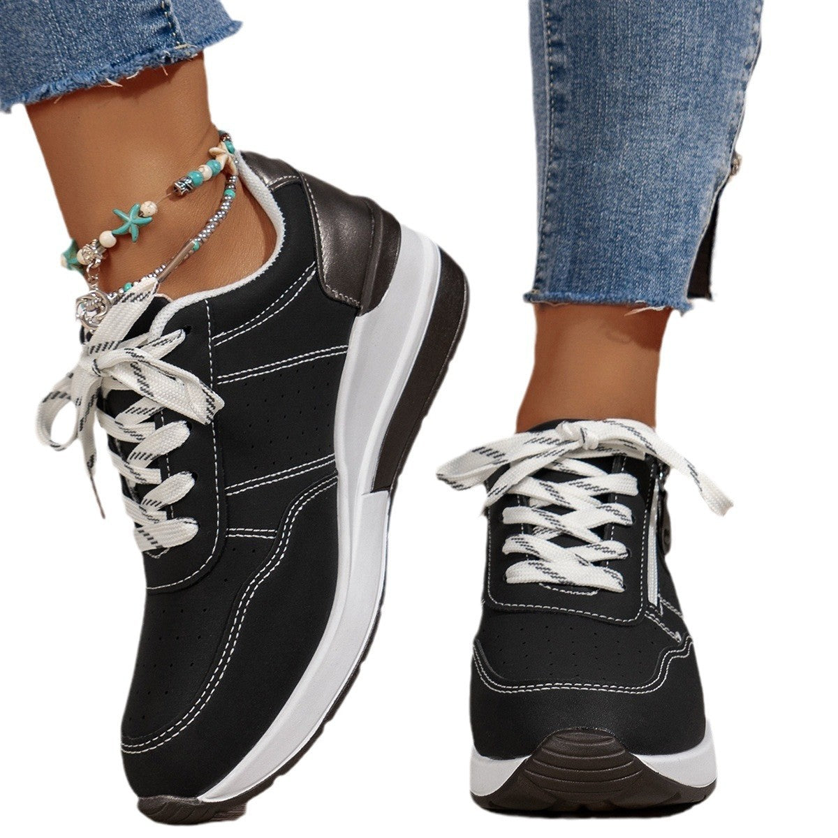 Women's Casual Fashion All-matching Plus Size Sneakers
