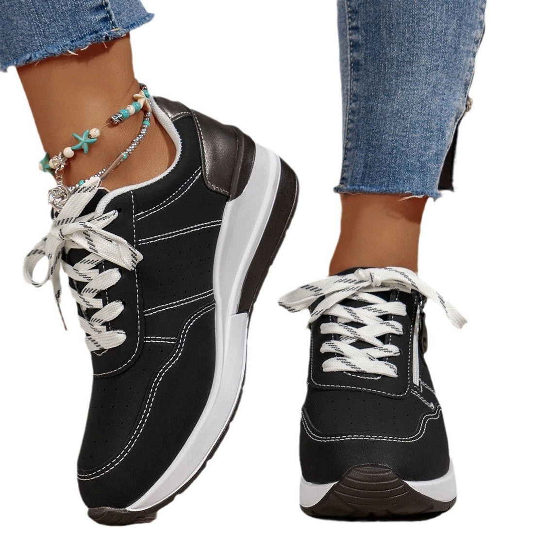 Women's Casual Fashion All-matching Plus Size Sneakers
