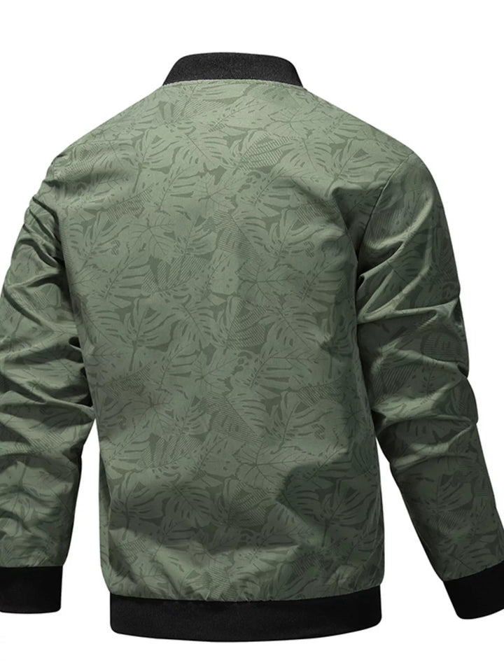 Men's Plus Size Zip Up Lightweight Bomber Jacket