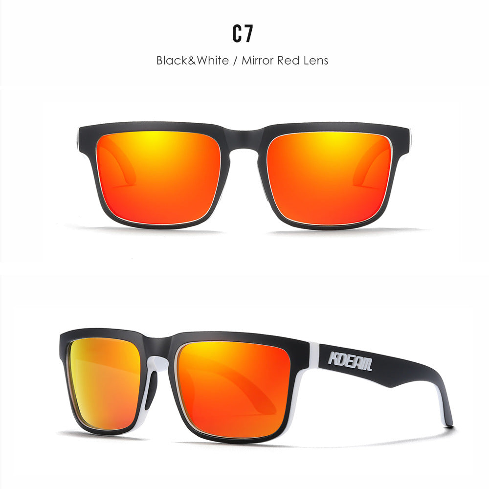 Unisex Polarized Ultra Light Driving Sunglasses Colorful Lens