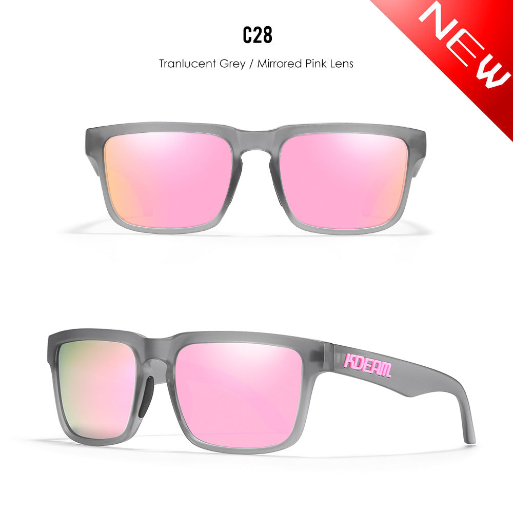 Unisex Polarized Ultra Light Driving Sunglasses Colorful Lens