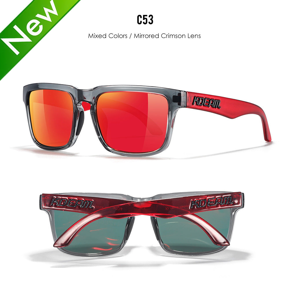 Unisex Polarized Ultra Light Driving Sunglasses Colorful Lens