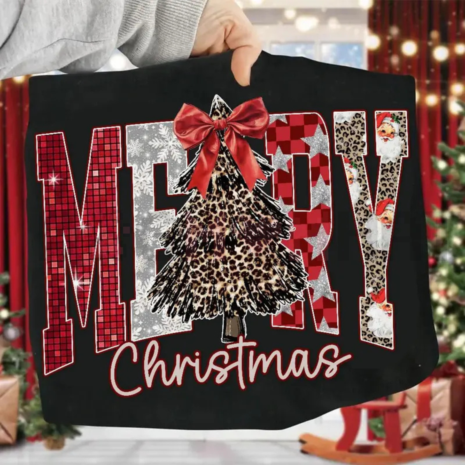Coquette Merry Christmas Sweatshirt